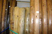 Tuteur bois - L 125 cm / 55 mm vert