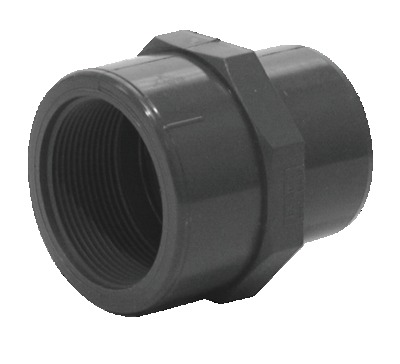 Raccord � visser PP - 1 1/4 F  x  1 1/2 F O-Ring