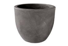 Pot pour plantes,plastique - Tondo light Anthracite, 32cm 27cm H